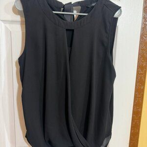 Drape front tank - tie back